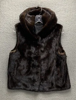 BLACKGLAMA Mink Vest $1500 Women’s Size M • $200