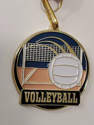 Volleyball Medal Award School Team Sports 2  Full Color W/ Engraving Ribbon • $3.65