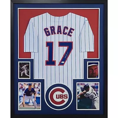 Mark Grace Framed White Jersey JSA Autographed Signed Chicago Cubs • $776.99