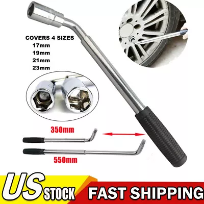 Wrench 4 Way Lug Nut Tool Extendable Adjustable Lug Nut Socket Wheel Tire Change • $12.99