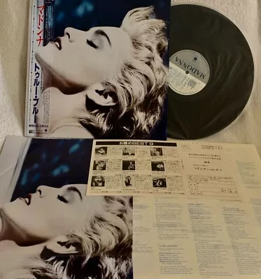 Madonna  True Blue  Ultra-rare 1986 Original Japanese 1st Pressing W/obi Poster! • $49