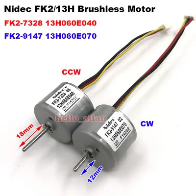 Nidec 13H060 Inner Rotor Mini 24mm DC Brushless Motor Built-in Driver DC 12V-24V • $4.25