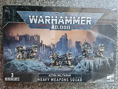 Games Workshop Warhammer 40K - Astra Militarum : Cadian Heavy Weapons Squad 02 • £16