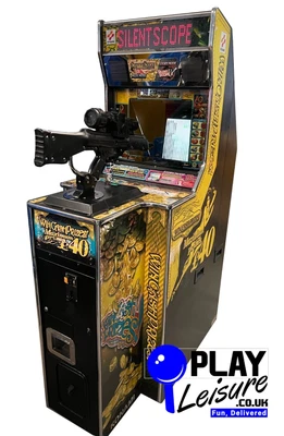 £450 • Buy Silent Scope Fortune Hunter Arcade Machine Racer - PROJECT - Refurbish Retro
