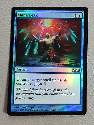 Mana Leak Foil | EX | Magic 2011 M11 | Magic The Gathering MTG  • $1.75