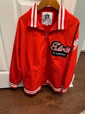 Reproduction 1977 Elvis Presley In Concert TCB Crew Bomber Jacket Never Worn  • $60