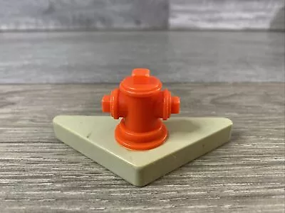 Fisher Price Little People Vintage Sesame Street Gray & Red Fire Hydrant • $6.79