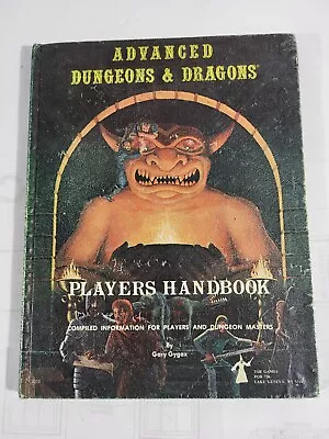 TSR AD&D  TRUE FIRST  1st Printing  Players Handbook Super Rare W/White Flyleaf • $2499