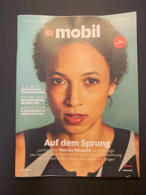 £0.86 • Buy Mobile Deutsche Bahn DB Customer Magazine August 2021 Malaika Mihambo Japan Tokyo 