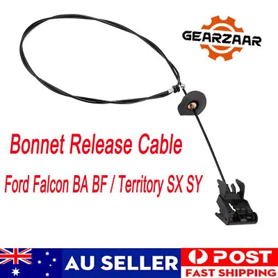 For Ford Falcon BA BF / Territory SX SY Bonnet Release Cable (REVISED / UPDATED) • $19.39