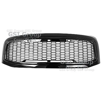 Full Replacement Gloss Black Mesh Grille+Shell For 06-08 Dodge RAM 1500+2500+350 • $108.88