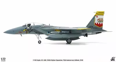 USAF F-15C Eagle 84-0004 Fresno ANGB Squadron 75th JC Wings JCW-72-F15-013 1:72 • $92.95