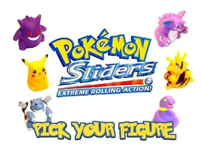£4.99 • Buy Pokemon Sliders Figures Roller Ball Type Vintage 1999 Tomy - Pick Your Figure