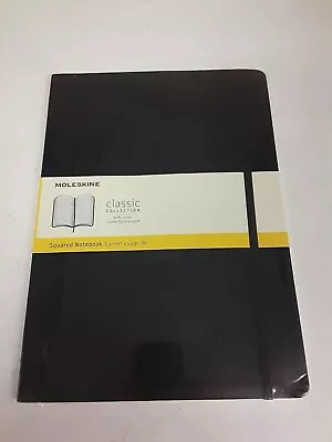 Moleskine Classic Squared Notebook With Soft Cover & Elastic Closure Sealed New • $14.99