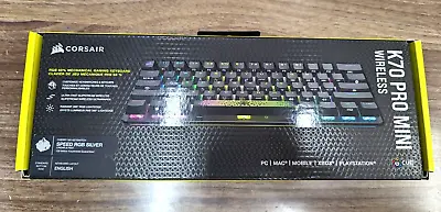 $240 • Buy Corsair K70 RGB PRO Mini Wirless 60% Mechanical Gaming Keyboard (Speed) Black