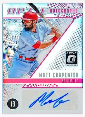 2018 Donruss Optic Matt Carpenter Autographs Auto #OA-MC • $14.95