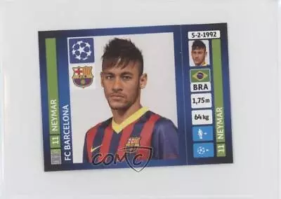 2013-14 Panini UEFA Champions League Album Stickers Neymar Jr #555 • $9.42