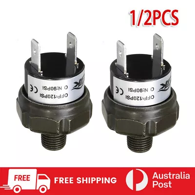 1/4  NPT End Air Compressor Pressure Tank Control Switch Off Valve 90-120PSI AU • $15.98