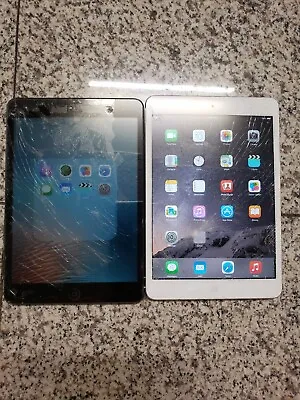 Lot Of 2 Apple IPad Mini 2 32GB A1432  Wi-Fi 7.9in For Parts • $39