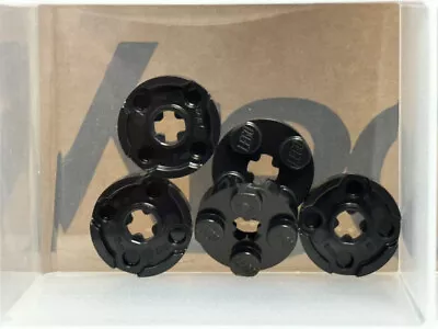 LEGO Parts - Black Plate Round 2 X 2 With Axle Hole - No 4032 - QTY 5 • $6.95