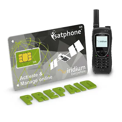 $0.99 • Buy 🔥 Iridium Satellite Phone Prepaid SIM Card