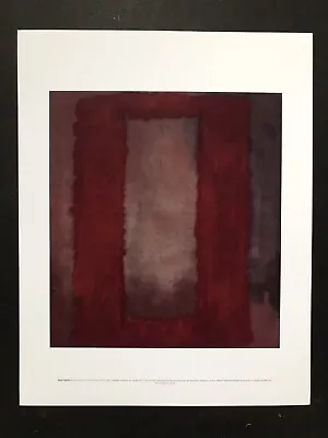 MARK ROTHKO ‘RED ON MAROON’ Gallery Mini Print Tate Modern Gallery London. • £29.99