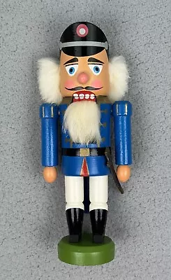 Vintage Erzgebirge Wooden Nutcracker Soldier German Democratic Republic 9.5  • $24.88