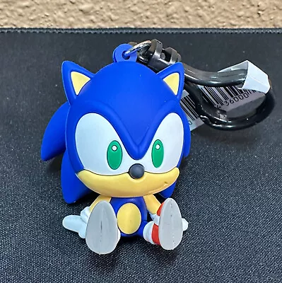Sonic The Hedgehog Figural Bag Clip - Sitting Sonic Figure - Monogram Toys • $14.49