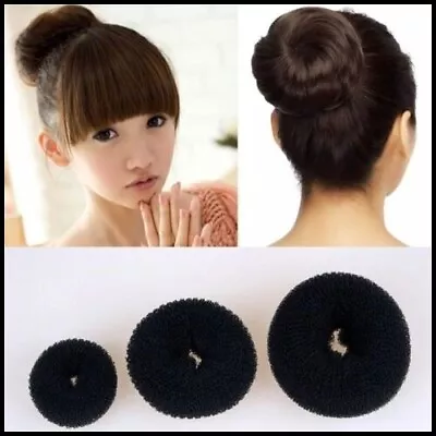 Women Hair Ring Korean Style Ponytail Holder Bird Nest Bun One Band • $2.99