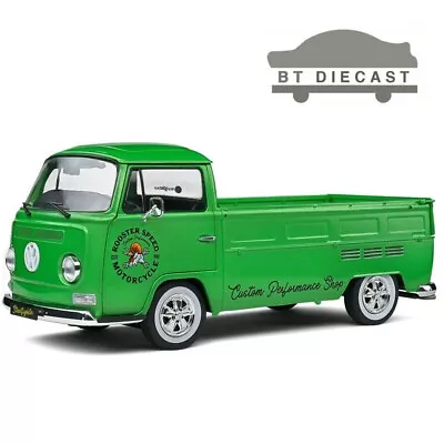 Solido 1968 Vw Volkswagen T2 Pick Up Truck 1/18 Diecast Model Green S1809401 • $49.90