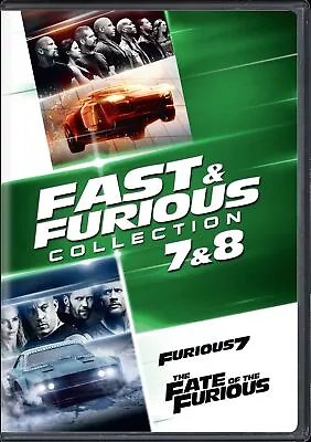 Fast & Furious 7 & 8 DVD Vin Diesel NEW • $8.99