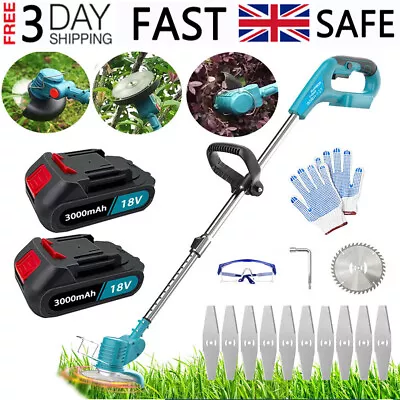 For Makita 18V Cordless Electric Strimmer Grass Trimmer Weed Cutter Garden Edger • £35.41