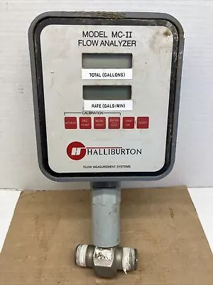 Halliburton Model MC-II Flow Analyzer W/ 45885228 Electromagnetic Flowmeter USED • $450