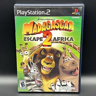 Madagascar: Escape 2 Africa (Sony PlayStation 2 2008 NM Disc) **NO MANUAL** • $12.97