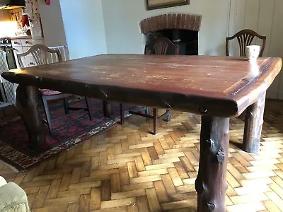 £850 • Buy Bespoke Handmade African Hardwood Dining Table. African Cedar And Mangrove Wood
