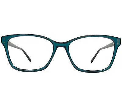 MODO Eyeglasses Frames 6617 TUQBLK Black Clear Turquoise Blue Square 54-16-140 • $149.99