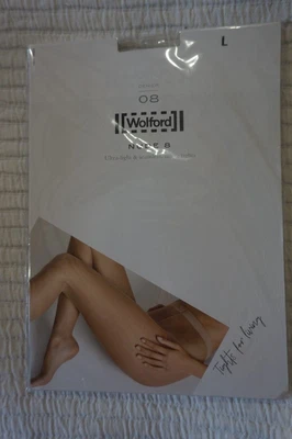 £13.99 • Buy Wolford  Nude 8 Tights - Black - Size L