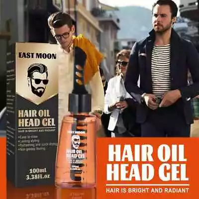 2 In 1 Hair Wax Gel With Comb Long Lasting Men'S Hair Styling Gel Tool Hair • £7.68