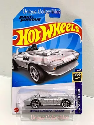 Hot Wheels Fast & Furious HW Screen Time Corvette Grand Sport Roadster 8/10 NEW • $3.88