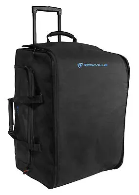 $149.95 • Buy Rockville Rolling Travel Case Speaker Bag W/Handle+Wheels For Peavey SP2 V2
