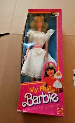 My First Barbie Doll Easy-to-Dress Mattel 1984 #1875 NEW • $39.97