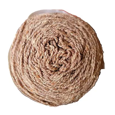 Elsabeth Lavold Silky Wool Yarn Light Brown Tan 49 Wool Silk Blend 50g Skein  • $10
