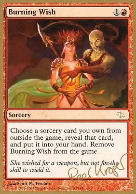 MTG Burning Wish (pk83/142) World Championship Decks 2003 MP • $0.99