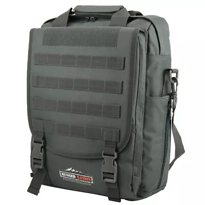 Grey Multi-Function Military Computer Bag Tactical Laptop Case Side Briefcase • $62.88