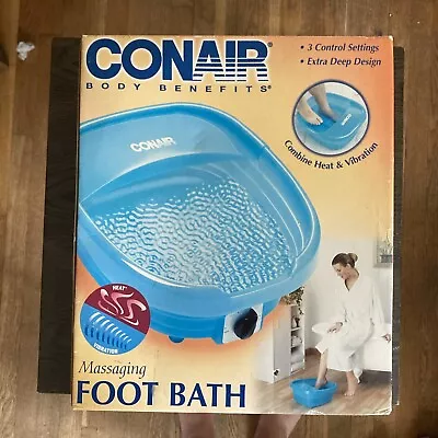 NEW Conair Large Feet Foot Spa Bath Heat Soaker Massage • $19.99