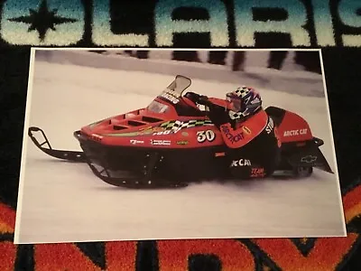 🏁 ‘95 ARCTIC CAT ZR700 Formula III #30 Race Snowmobile Poster vintage Race Sled • $21.88