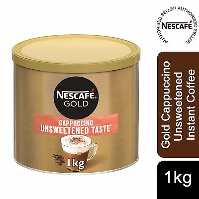 £23.99 • Buy Nescafe Gold Instant Coffee Granules 1kg Unsweetened Cappuccino Low Sugar
