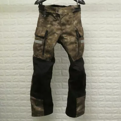£157 • Buy Rev'it Sand 4 H2O Textile Motorcycle Trousers - Camo Brown - M - Short