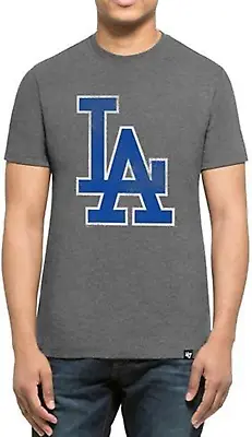 Los Angeles Dodgers T-Shirt (Size M) Men's MLB Baseball '47 Club Logo Top - New • £9.99