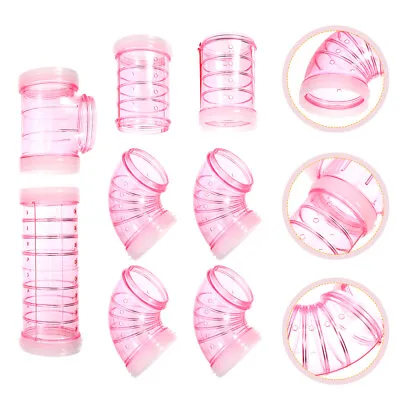 1 Set Tube Rat Cage Maze Cage External Pipe Plastic Hamster Tube Pet Cage Tunnel • £13.47